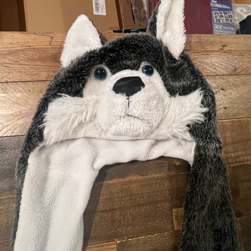 Cozy Husky Kids Hat with Ear Flaps